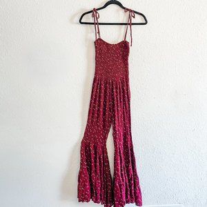 Floral WIde Leg Jumpsuit